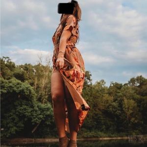 Floral Romper Dress size M